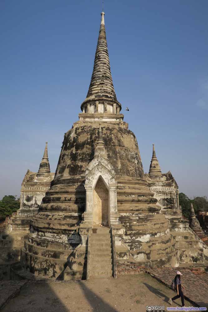 Wat Phra Si Sanphet内的舍利塔