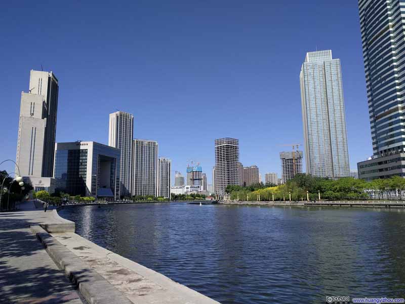 海河沿岸的CBD