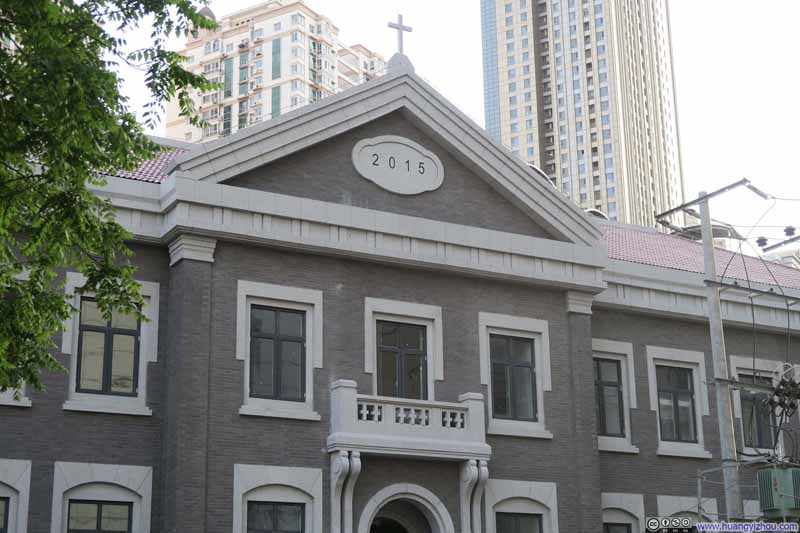 西开教堂的扩建工程（这个奠基年份不用这么明显地写出来吧）