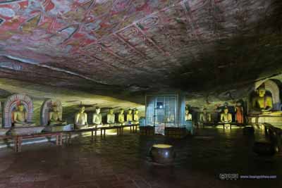 Dambulla Cave Temple Interior
