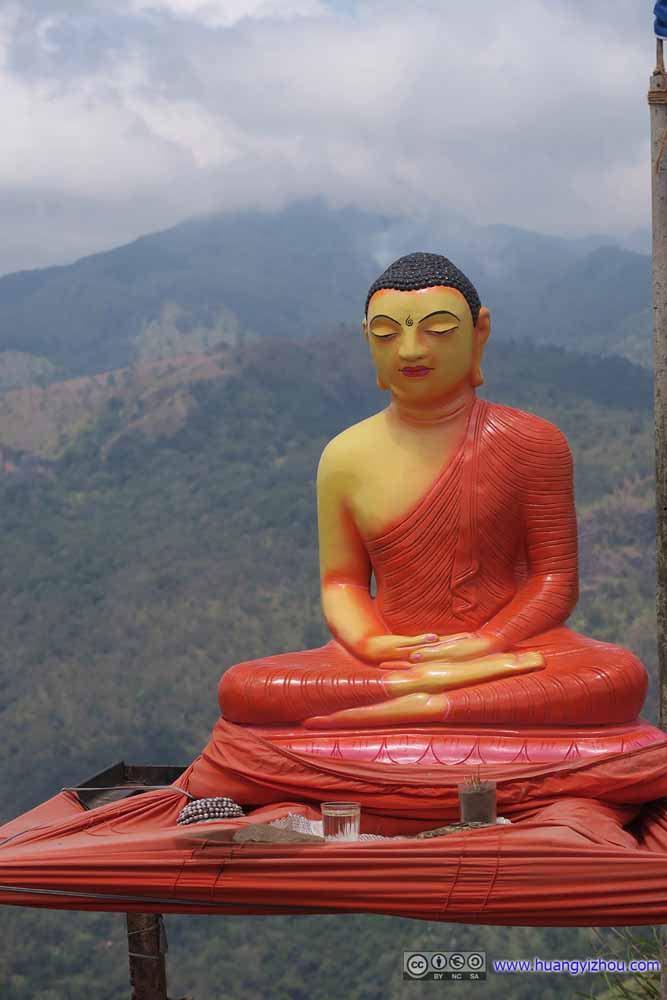 Buddha Statue on Mountain Top