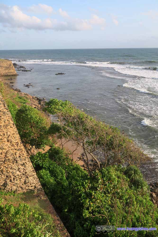 Galle Fort overlooking Indian Ocean