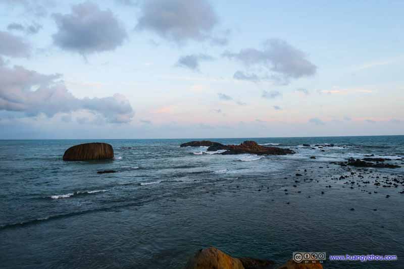 Rocks in Indian Ocean