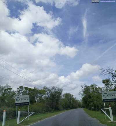 Entrance Road to Old Fort Jackson