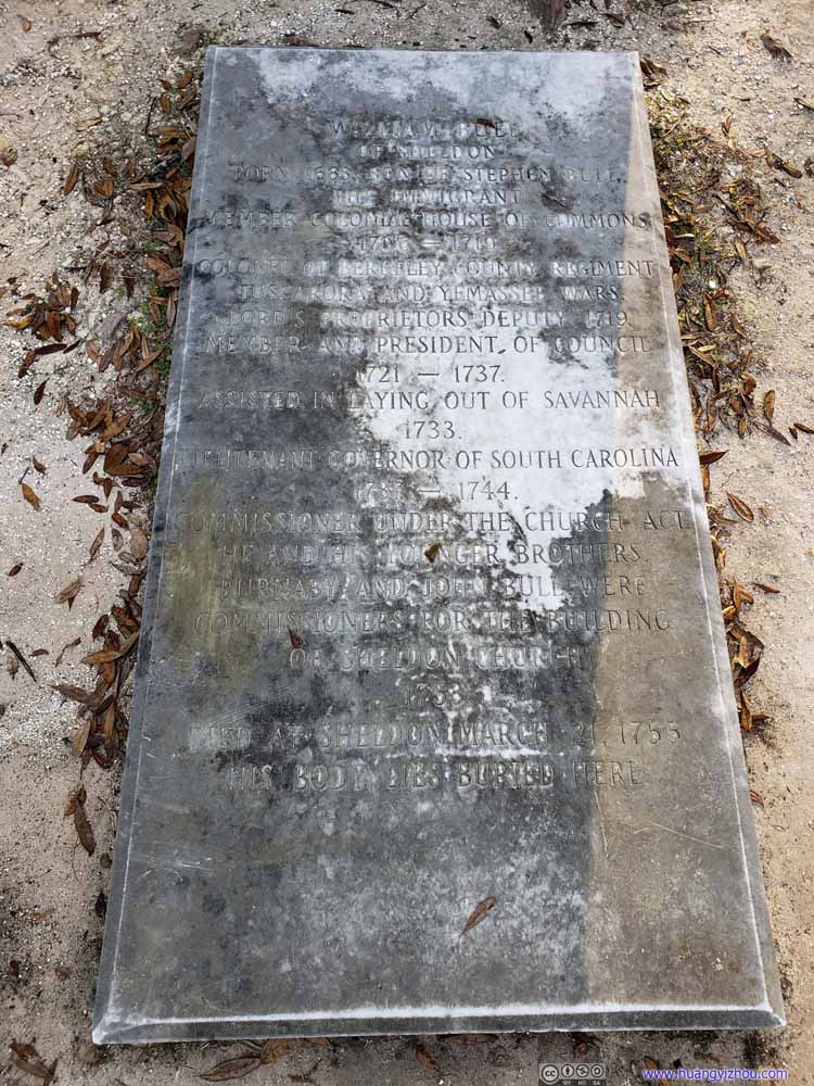 Tombstone for William Bull