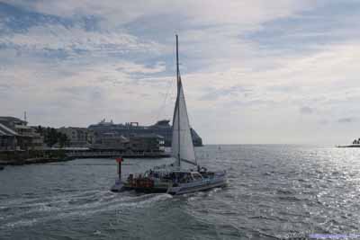 Tour Boats Leaving Key West Harbor