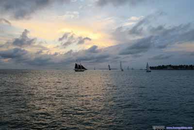 Boats off Key West