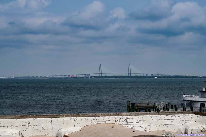Arthur Ravenel Jr. Bridge from Fort Sumter