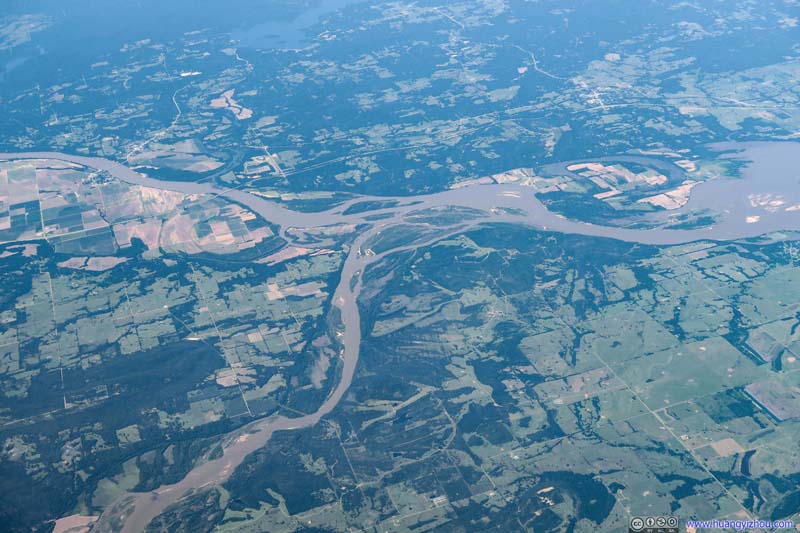 Canadian River Joining Arkansas River