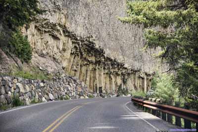 Cliff by Road