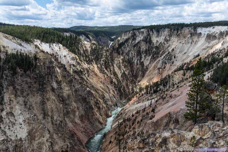 Yellowstone River in Canyon