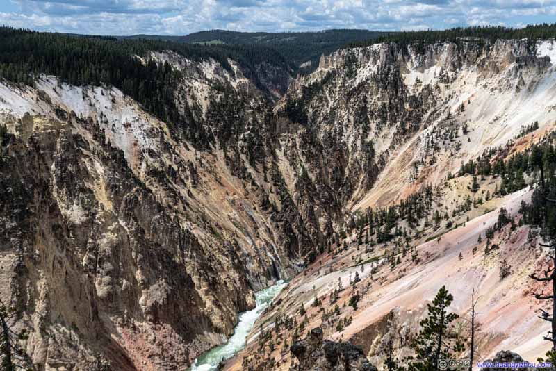Yellowstone River in Canyon