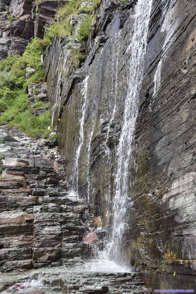 Trail through Waterfall