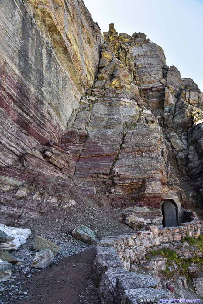 Layered Rocks of Ptarmigan Wall
