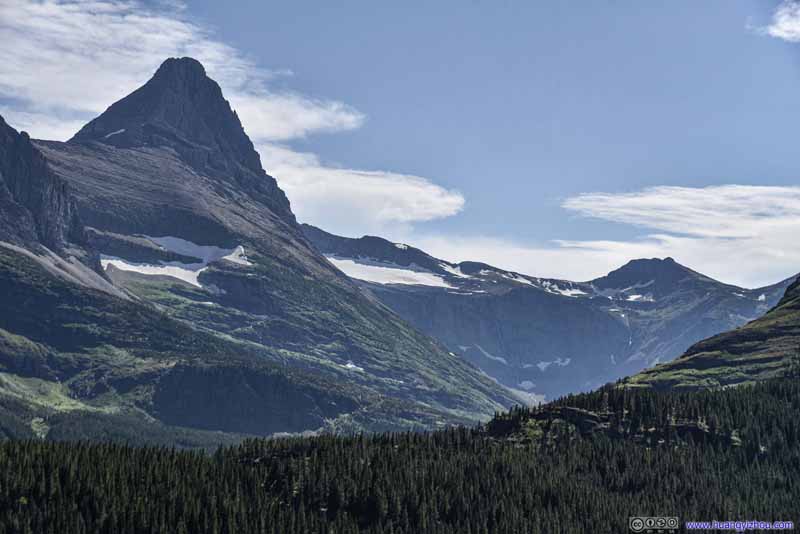 Mt Grinnell and Swiftcurrent Mountain