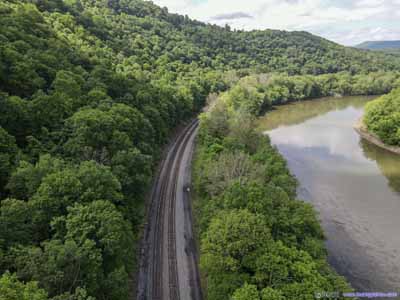 Railway by Potomac River