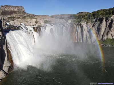 Rainbow by Shoshone Falls