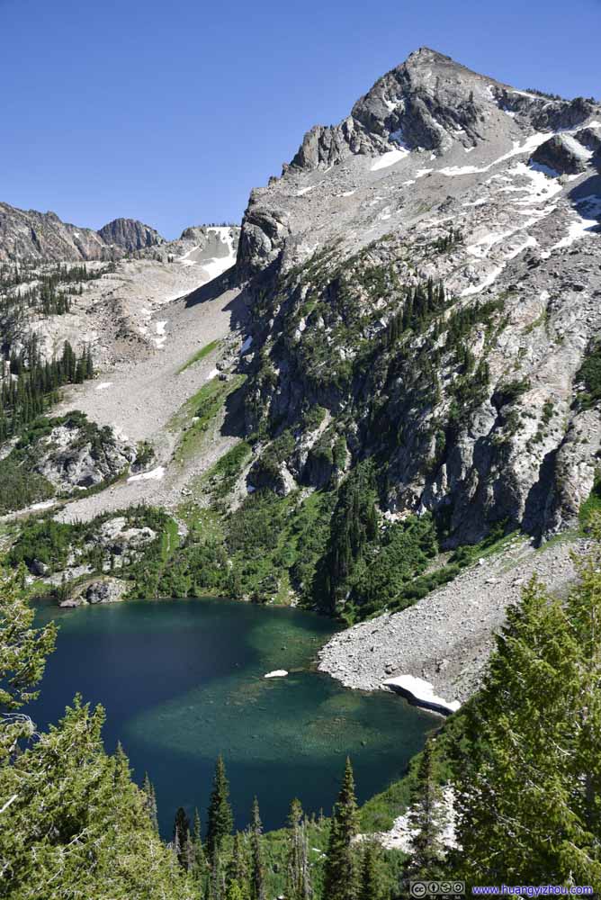 Alpine Lake before Alpine Peak