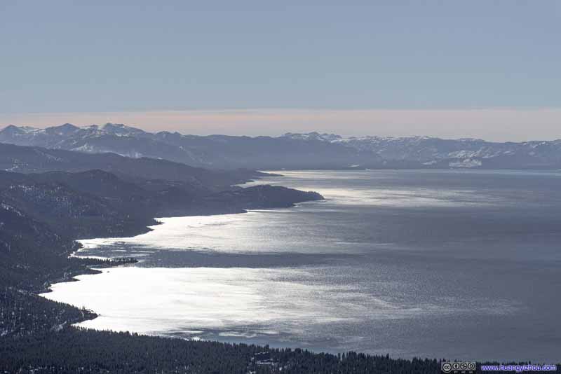 Distant Mountains beyond Lake Tahoe