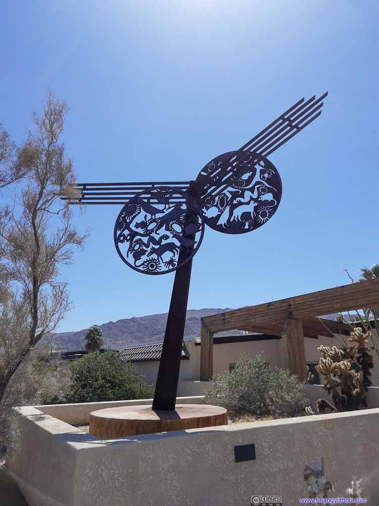 Sculpture at Visitor Center