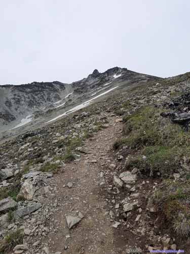 Trail up Matanuska Peak