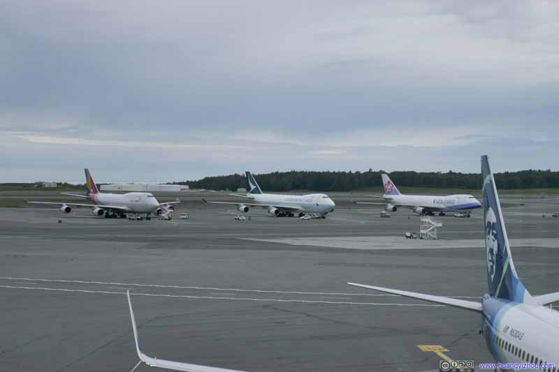 Cargo Planes at Anchorage Airport