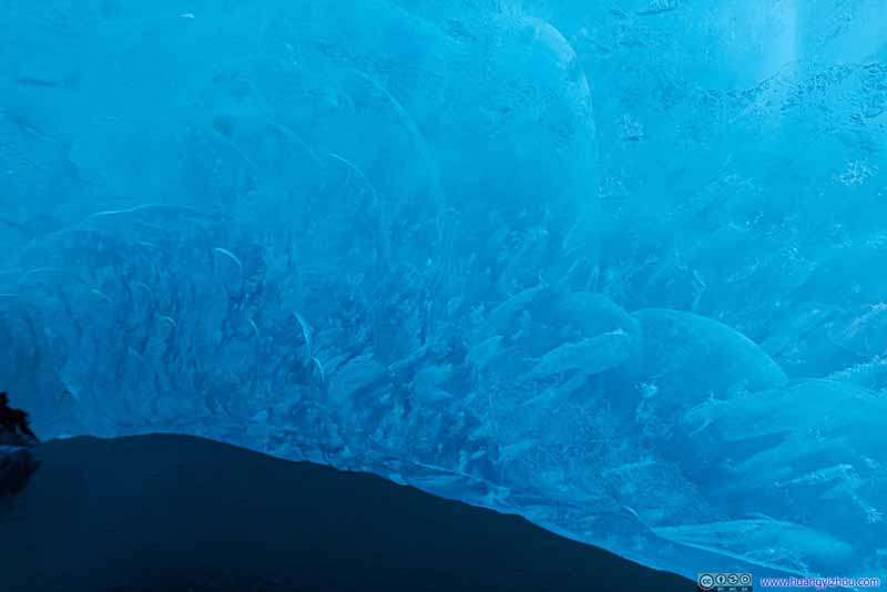 Walls of Mendenhall Ice Cave