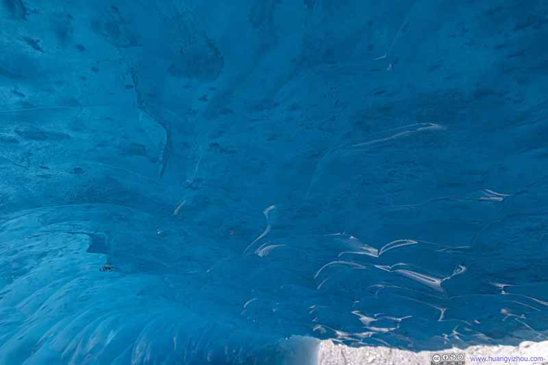 Ceiling of Mendenhall Ice Cave