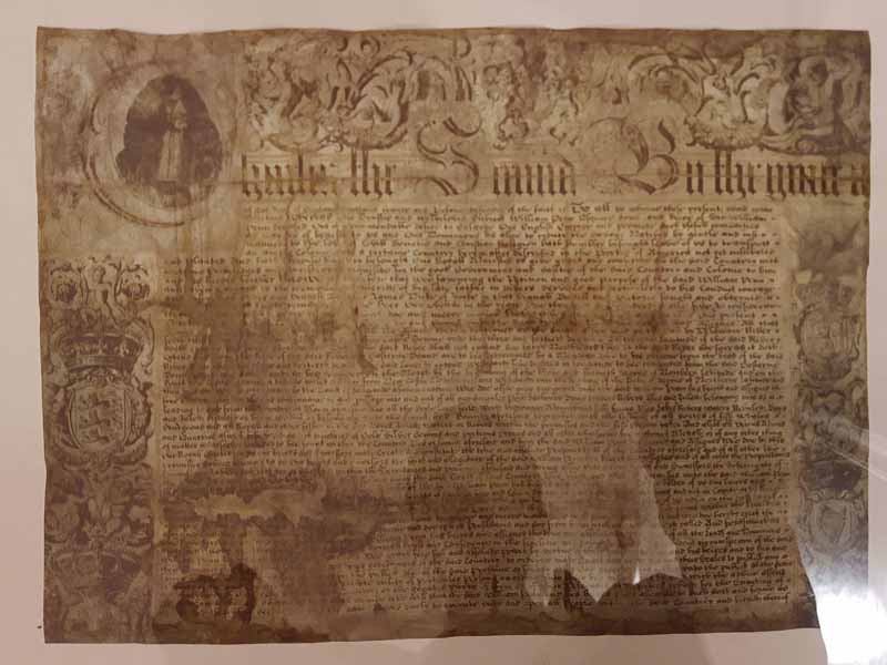 Copy of Charter of Charles II to William Penn