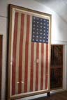 US Flag in Jefferson Davis Prison Cell