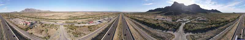 View over Interstate 10