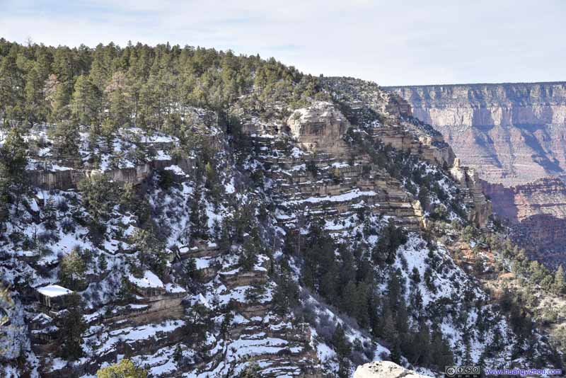 Canyon Rim with Snow