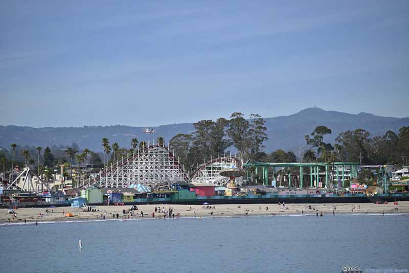 Roller Coaster in Santa Cruz Beach Park