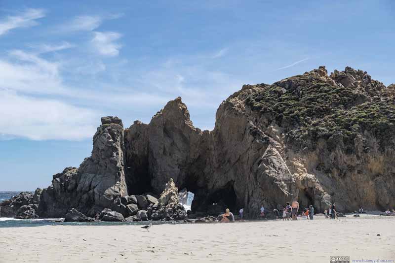 Boulder at Pfeiffer Beach