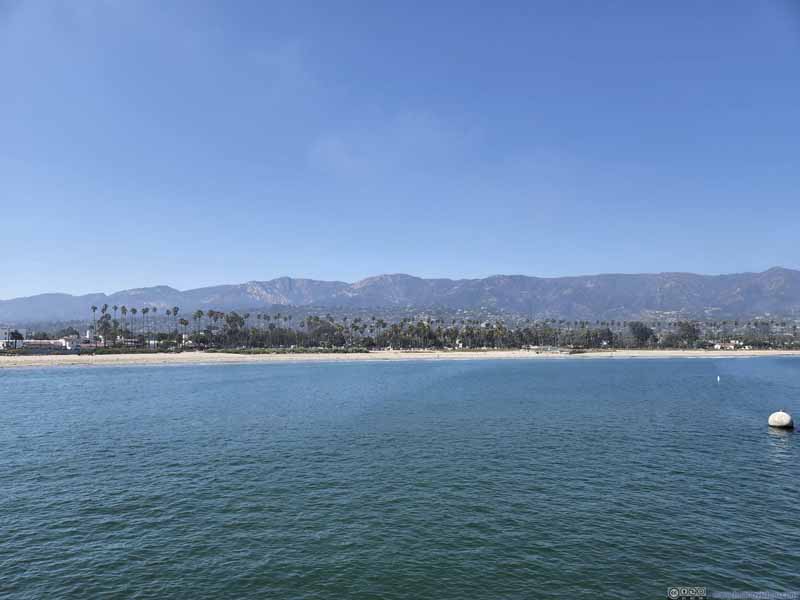 Mountains behind Santa Barbara