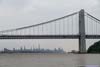 George Washington Bridge and Manhattan Skyline