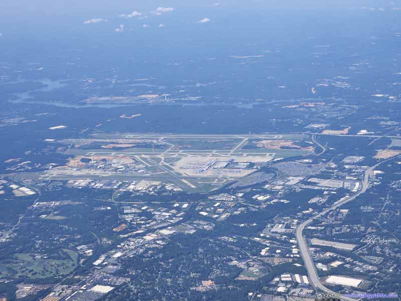 Overlooking Charlotte Airport