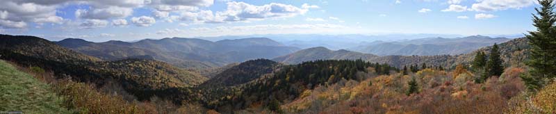 View from Cowee Mountains Overlook