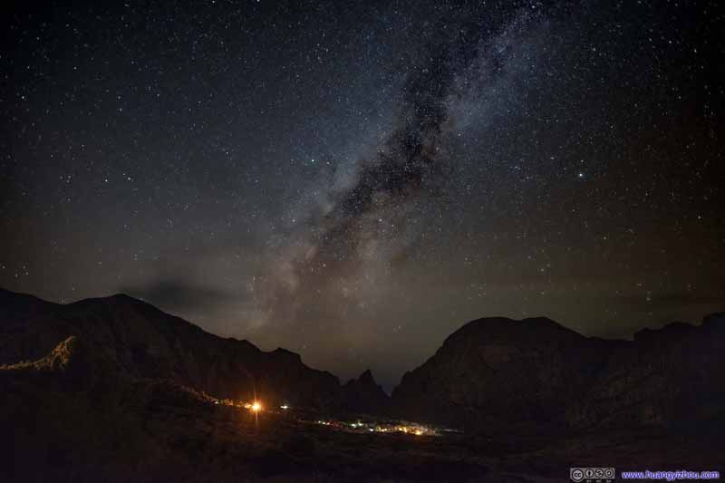 Starry Sky over Chisos Basin Campground