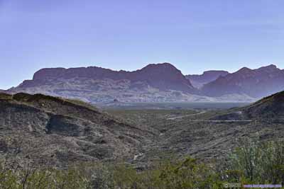 Distant Chisos Mountains