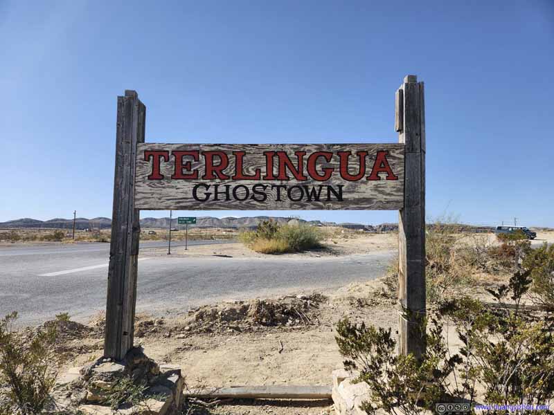 Sign of Terlingua Ghost Town