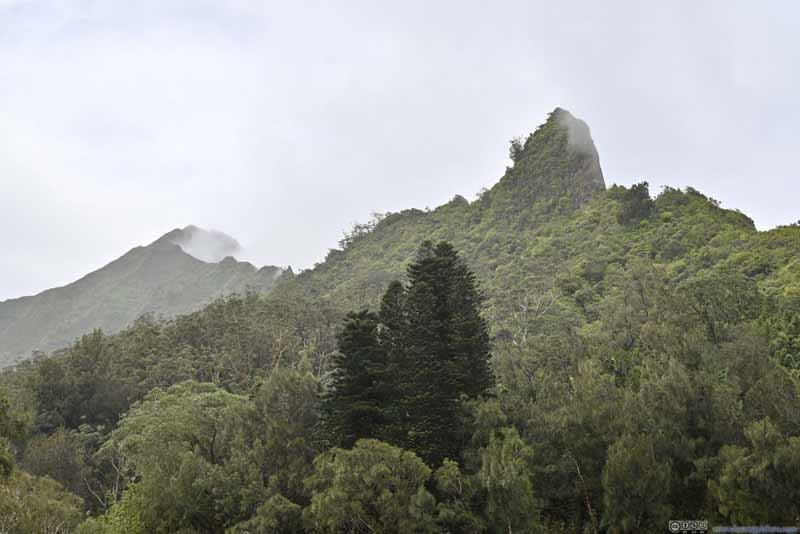Pali Puka and Mountains Beyond