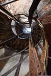 Looking Up at Spiral Stairs in Bunker