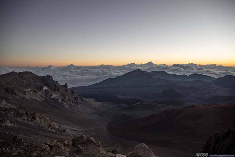 Haleakalā Crater under Twilight