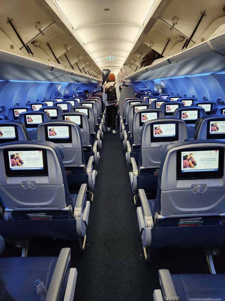 Delta Airlines A321 Cabin