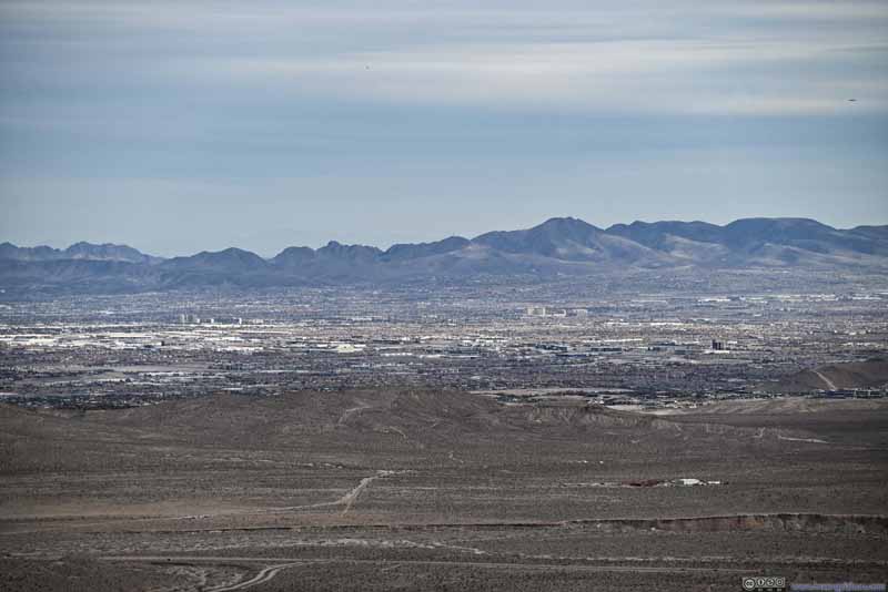 View of South Las Vegas from Calico View