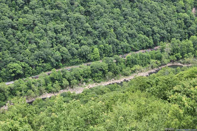 Railway in New River Gorge