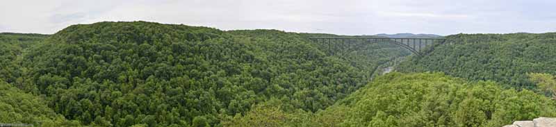 View from Long Point along New River Gorge