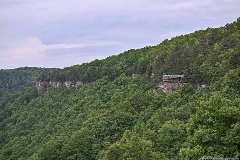 Rock Cliffs along New River Gorge