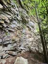 Rock Wall Next to Trail